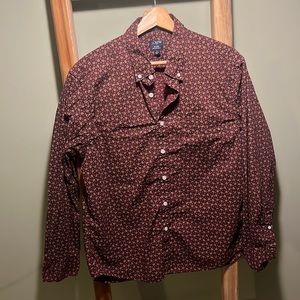 JCREW men’s button down paisley design